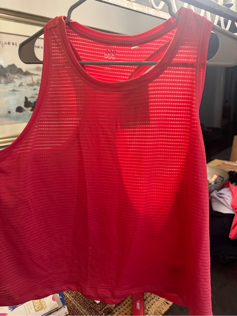Watermelon dsg Mesh Athletic Tank Top